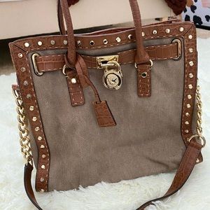 Michael Kors Hamilton Studded tote bag